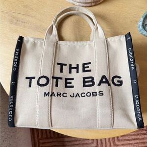 MARC JACOBS Warm Sand Jacquard Tote Bag